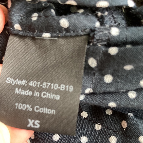 Jenni Kayne Polka Dot Cotton Wrap Style Dress - Picture 9 of 9